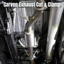 Load image into Gallery viewer, CARVEN EXHAUST - 2022 Toyota Tundra Cut & Clamp Muffler Replacement Kit W/ 5” Polished Tip