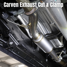 Load image into Gallery viewer, CARVEN EXHAUST - 2022 Toyota Tundra Cut & Clamp Muffler Replacement Kit W/ 5” Polished Tip