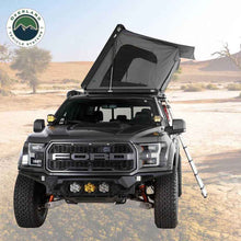 Load image into Gallery viewer, Overland Vehicle Systems HD Sidewinder Side Load Aluminum Hard Shell Roof Top Tent, Grey Body & Green Trim