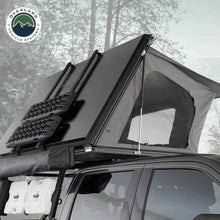 Load image into Gallery viewer, Overland Vehicle Systems HD Sidewinder Side Load Aluminum Hard Shell Roof Top Tent, Grey Body & Green Trim