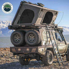 Load image into Gallery viewer, Overland Vehicle Systems HD Sidewinder Side Load Aluminum Hard Shell Roof Top Tent, Grey Body & Green Trim
