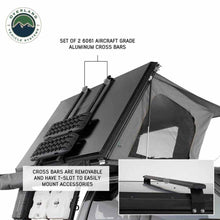 Load image into Gallery viewer, Overland Vehicle Systems HD Sidewinder Side Load Aluminum Hard Shell Roof Top Tent, Grey Body & Green Trim