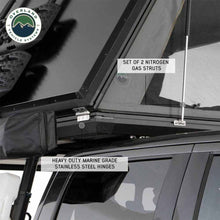 Load image into Gallery viewer, Overland Vehicle Systems HD Sidewinder Side Load Aluminum Hard Shell Roof Top Tent, Grey Body & Green Trim