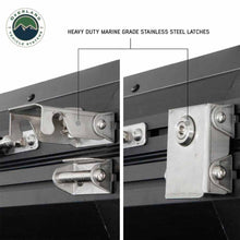 Load image into Gallery viewer, Overland Vehicle Systems HD Sidewinder Side Load Aluminum Hard Shell Roof Top Tent, Grey Body & Green Trim