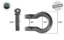 Load image into Gallery viewer, Recovery Shackle 3/4" 4.75 Ton - Gray