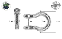 Load image into Gallery viewer, Recovery Shackle 3/4" 4.75 Ton Zinc - 1 PC