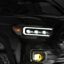 Load image into Gallery viewer, FORM LIGHTING 2016-2023 Toyota Tacoma LED Projector Headlights with Selectable DRL (pair) BLACK
