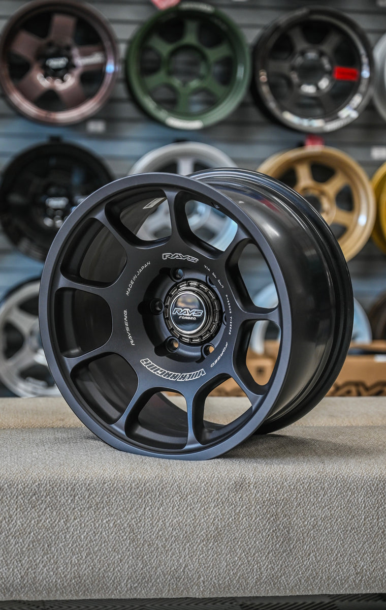 VOLK RACING ZE40X 17 inch 6×139 BLAST BLACK SET OF 4 – MJ MOTORSPORTS