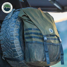 Load image into Gallery viewer, Extra Large Trash Bag Tire Mount - #16 Waxed Canvas Universal