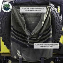 Load image into Gallery viewer, Extra Large Trash Bag Tire Mount - #16 Waxed Canvas Universal