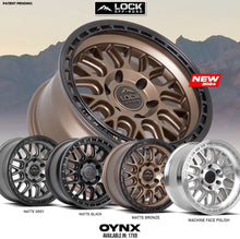 Load image into Gallery viewer, Lock Off-Road ONYX 17x9 +1 Offset Set of 4 Preorder