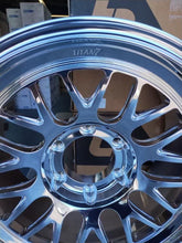 Load image into Gallery viewer, TITAN 7 AK-1 WHEELS 17×8.5 -8 OFFSET 6×139 MACHINE POLISH Set of 4 Wheels