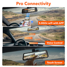 Load image into Gallery viewer, WOLFBOX G900Pro 12MP WiFi Touch Screen Rear View Mirror Dash Cam Smart Mirror