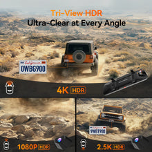 Load image into Gallery viewer, WOLFBOX G900 TriPro Bumper Version 3 Channel Rearview Mirror