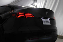 Load image into Gallery viewer, ALPHAREX 20-22 Tesla Model Y (With Stock Amber Turn Signal) PRO-Series LED Tail Lights Jet Black