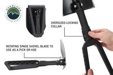 Load image into Gallery viewer, Multi Functional Military Style Utility Shovel with Nylon Carrying Case