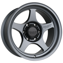 Load image into Gallery viewer, FALCON T2 Series 17x9 0 Offset Full Matte Gunmetal Set of 4 Preorder
