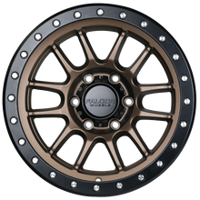 Load image into Gallery viewer, FALCON T7 Series  - Matte Bronze with Black Ring 17x9-12 PREORDER