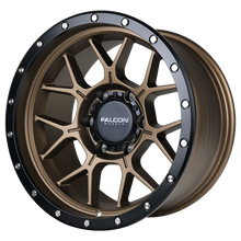 Load image into Gallery viewer, FALCON TX -Titan 17x9 -12 Offset Matte BRONZE Set of 4