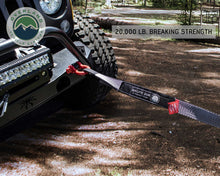 Load image into Gallery viewer, Tow Strap 20,000 lb. 2" x 30' Gray With Black Ends & Storage Bag
