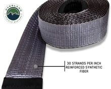 Load image into Gallery viewer, Tow Strap 30,000 lb. 3" x 30' Gray With Black Ends & Storage Bag