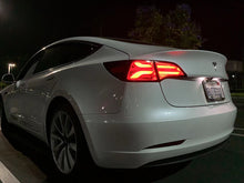 Load image into Gallery viewer, ALPHAREX 20-22 Tesla Model Y (With Stock Amber Turn Signal) PRO-Series LED Tail Lights Jet Black