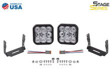 Load image into Gallery viewer, DIODE DYNAMICS Stage Series 5" White Sport LED Pod (pair) WHITE COMBO