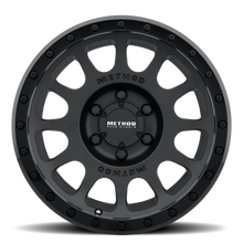 Load image into Gallery viewer, METHOD MR305 NV MATTE BLACK- DOUBLE  BLACK LIP 17X8.5 0MM 6X5.5