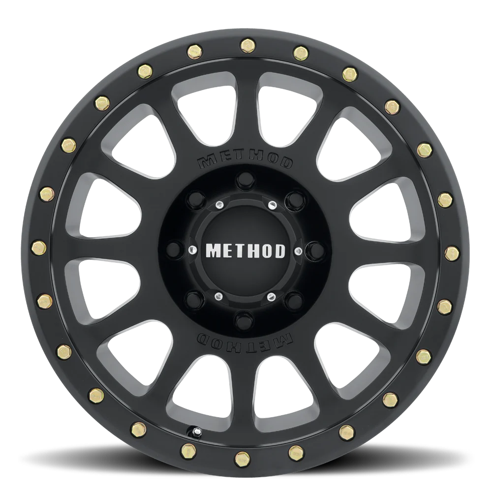 METHOD MR305 NV MATTE BLACK- GLOSS BLACK LIP 18X9 +25MM 5X150 – MJ