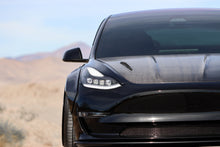 Load image into Gallery viewer, ALPHAREX 17-23 Tesla Model 3 / 20-23 Model Y NOVA-Series LED Projector Headlights Alpha-Black