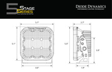 Load image into Gallery viewer, DIODE DYNAMICS Stage Series 5" White Sport LED Pod (pair) WHITE COMBO