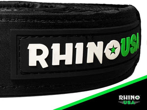 Rhino USA 3" Ultimate Recovery Tow Strap - Blackout Edition