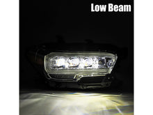 Load image into Gallery viewer, AlphaRex 16-21 Toyota Tacoma NOVA Series LED Projector Headlights Alpha Black - Low Beam
