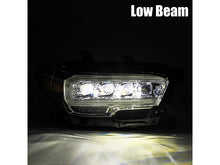 Load image into Gallery viewer, AlphaRex 16-21 Toyota Tacoma NOVA Series LED Projector Headlights Alpha Black - Low Beam