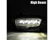 Load image into Gallery viewer, AlphaRex 16-21 Toyota Tacoma NOVA Series LED Projector Headlights Alpha Black - High Beam
