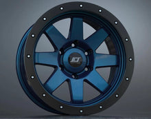 Load image into Gallery viewer, Stealth Custom Series  SR8 17X8.5 -10 Stealth Blue Set of 4