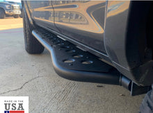 Load image into Gallery viewer, Cali Raised 2010-2024 TOYOTA 4RUNNER STEP EDITION BOLT ON ROCK SLIDERS- KICK OUT/POWDERCOATED