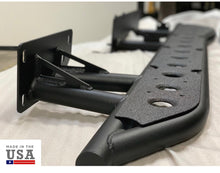 Load image into Gallery viewer, Cali Raised 2010-2024 TOYOTA 4RUNNER STEP EDITION BOLT ON ROCK SLIDERS- KICK OUT/POWDERCOATED