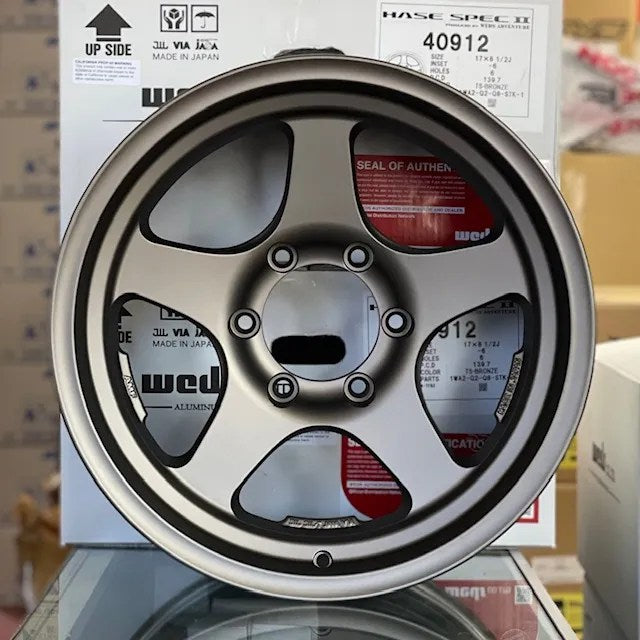 WEDS HASE SPEC II 17×8.5 -6 OFFSET 6×139 TITAN BRONZE – MJ MOTORSPORTS