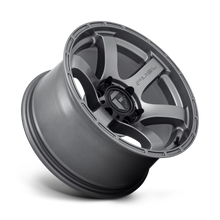 Load image into Gallery viewer, FUEL RUSH MATTE GUN METAL 17X9 0 OFFSET