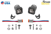 Load image into Gallery viewer, DIODE DYNAMICS Stage Series C1 White Sport Standard LED Pod (pair) | WIDE WHITE BACKLIGHT