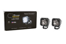 Load image into Gallery viewer, DIODE DYNAMICS Stage Series C1 White Sport Standard LED Pod (pair) | WIDE WHITE BACKLIGHT