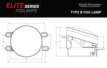 Load image into Gallery viewer, DIODE DYNAMICS Elite Series Type B Fog Lamps (PAIR) YELLOW