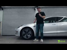 Load and play video in Gallery viewer, Tesla Model 3 Factory Center Cap Set and Wheel Lug Nut Cover Set