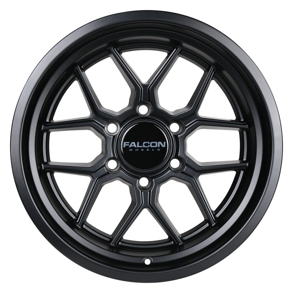 FALCON TX1 17x9 - Apollo Matte Black PREORDER – MJ MOTORSPORTS
