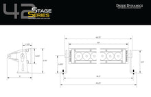 Load image into Gallery viewer, DIODE DYNAMICS Stage Series 42" AMBER Driving Light Bar
