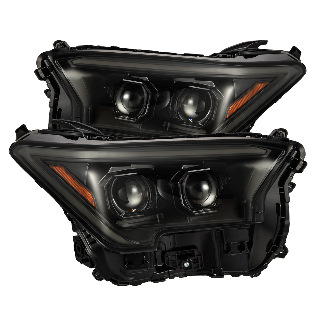 ALPHAREX 24-UP Toyota Tacoma LUXX-Series LED Projector Headlights Alpha-Black