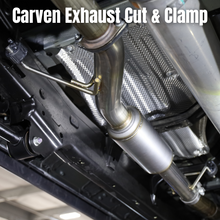 Load image into Gallery viewer, CARVEN EXHAUST - 2022 Toyota Tundra Cut &amp; Clamp Muffler Replacement Kit W/ 5” Polished Tip
