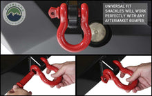 Load image into Gallery viewer, Recovery Shackle 3/4&quot; 4.75 Ton Red - A 1 PC
