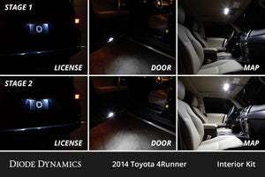 DIODE DYNAMICS Interior LED Conversion Kit For 2010-2024 Toyota 4Runner Stage 1